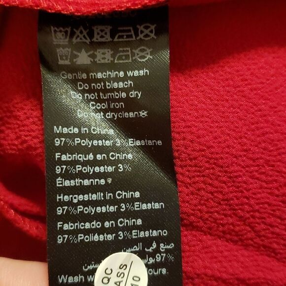 City Chic Top Hi Lo Accent Top Red Size 22W‎ - Picture 5 of 5